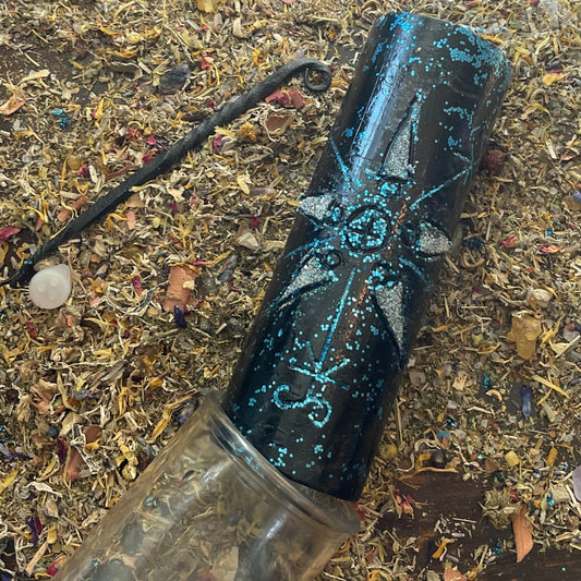 5 Sword Protection Spell Candle image 0