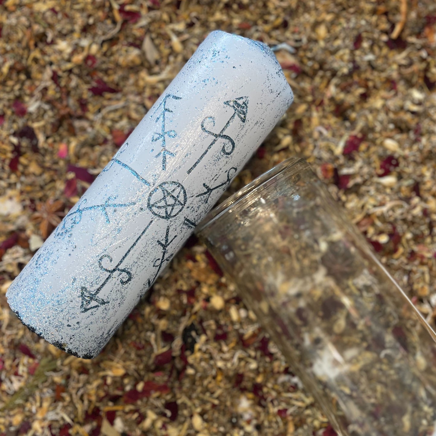 Uncrossing Spell Candle image 0