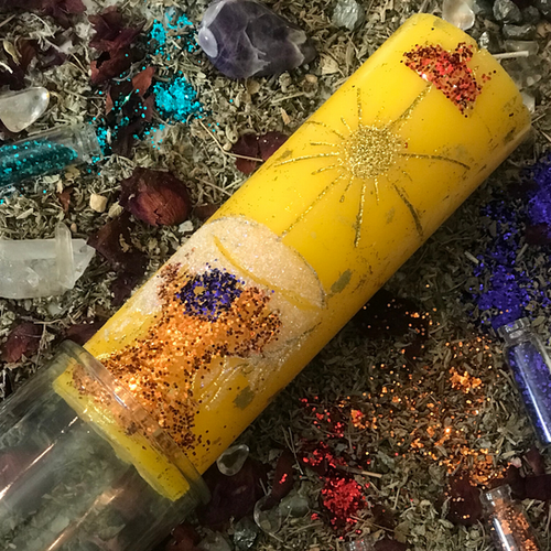 Crown of Success Spell Candle | The Veiled Crow